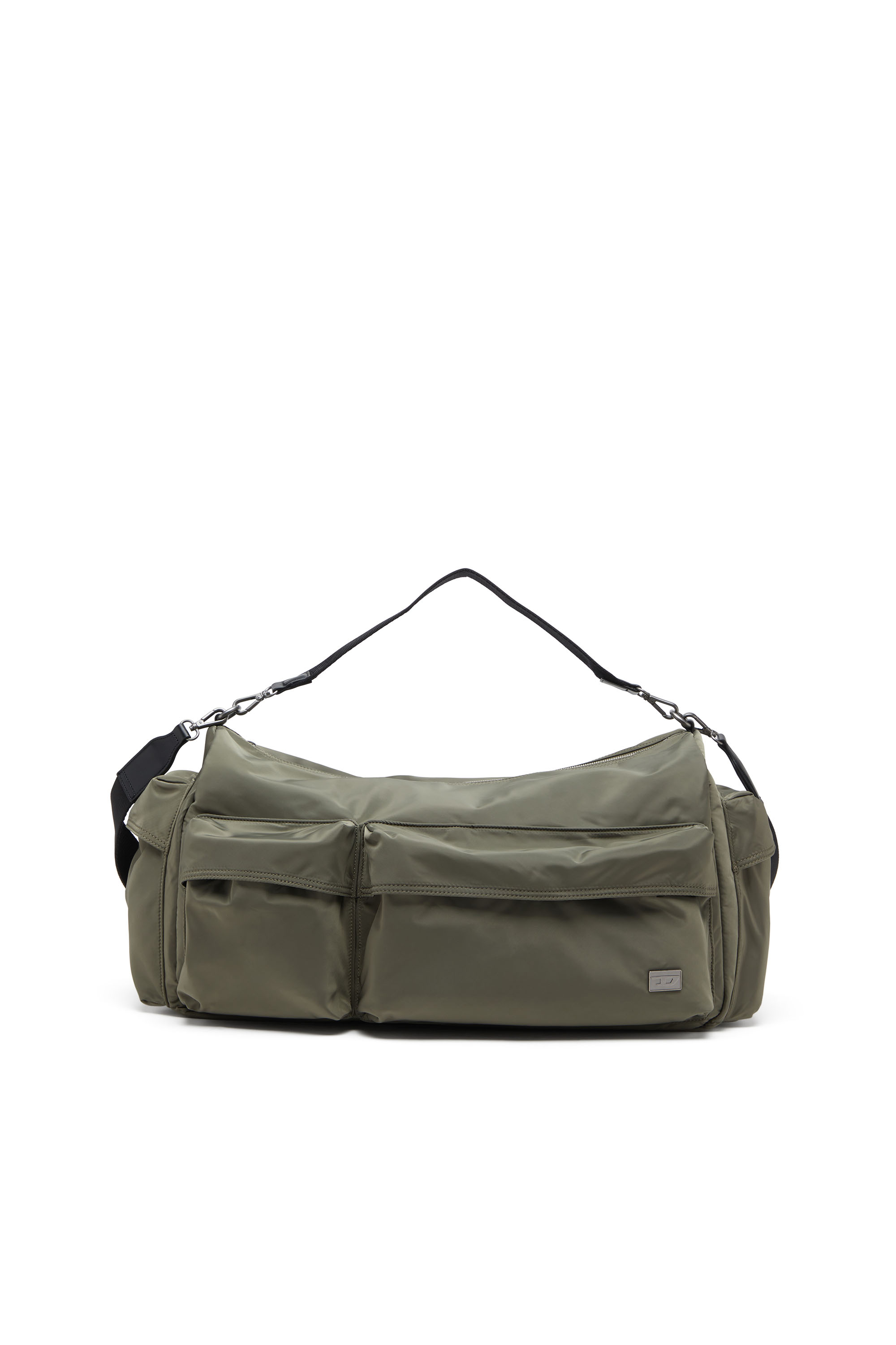 Diesel - MULTI-PKTS DUFFLE X, Unisex's Multi-Pkts-Multipocket duffle bag in utilitarian shell in Military Green - 1