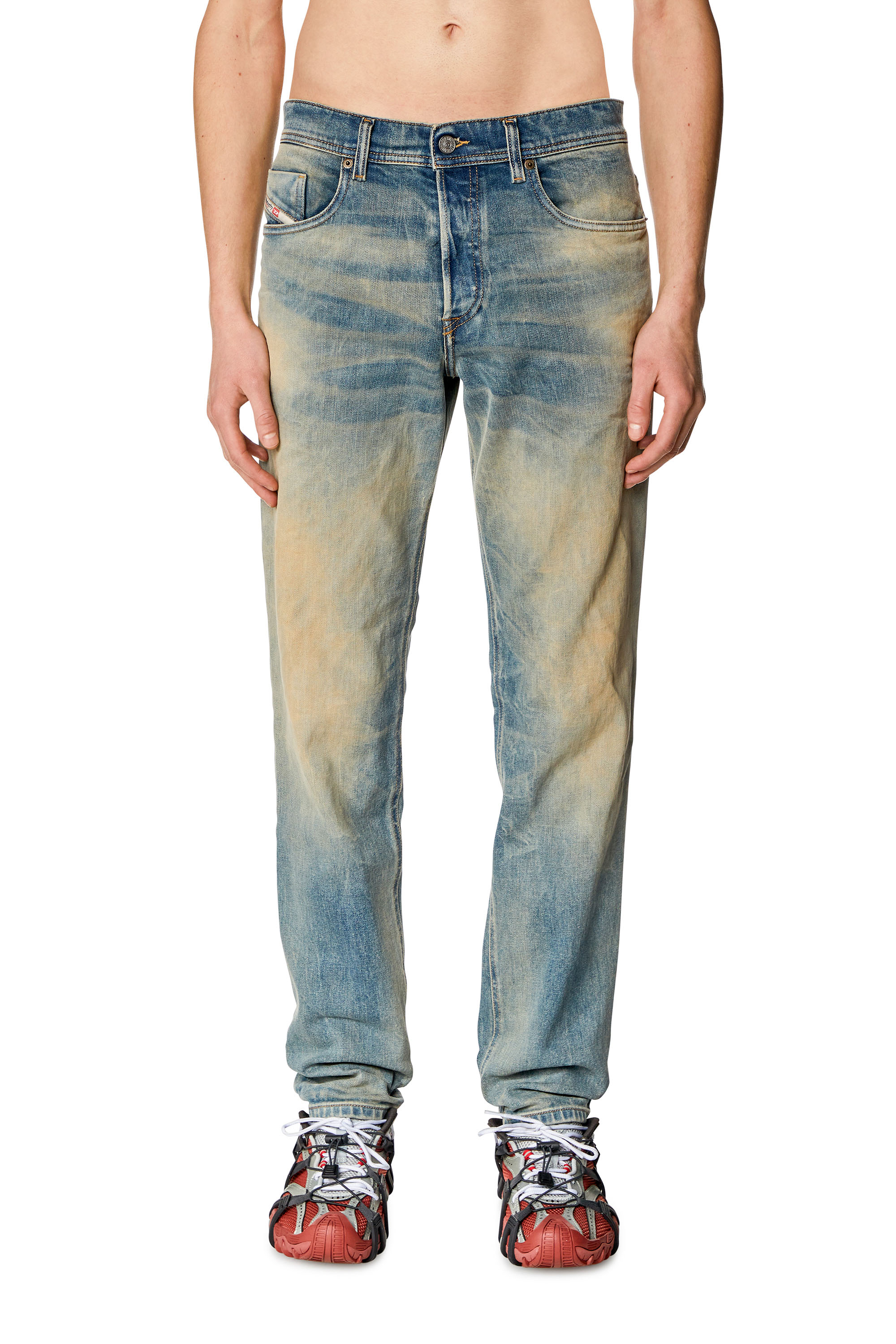 Diesel - Man Tapered Jeans 2023 D-Finitive 09H78, Medium blue - Image 2