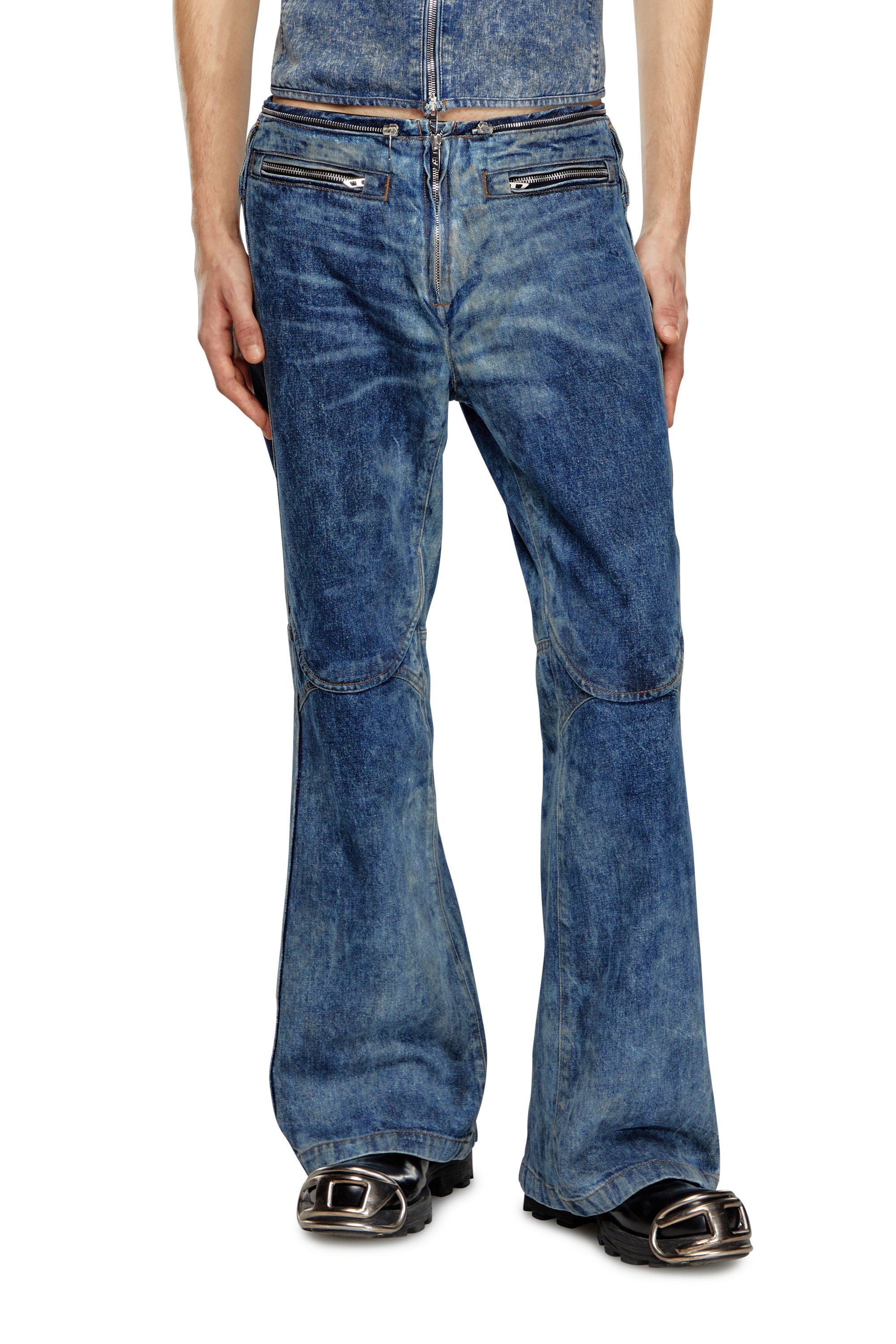 Diesel - Man Straight Jeans D-Gen 0PGAX, Dark Blue - Image 1
