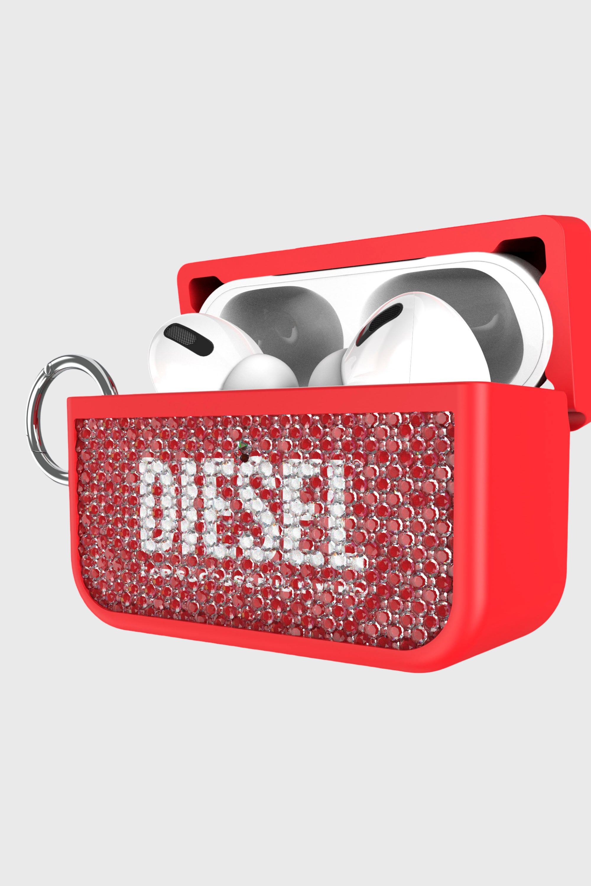 Diesel - 60196 AIRPOD CASE AIRPODS CASE, Unisex's Swarovski Crystal Case for Airpods Pro / Pro 2 in Red - 2