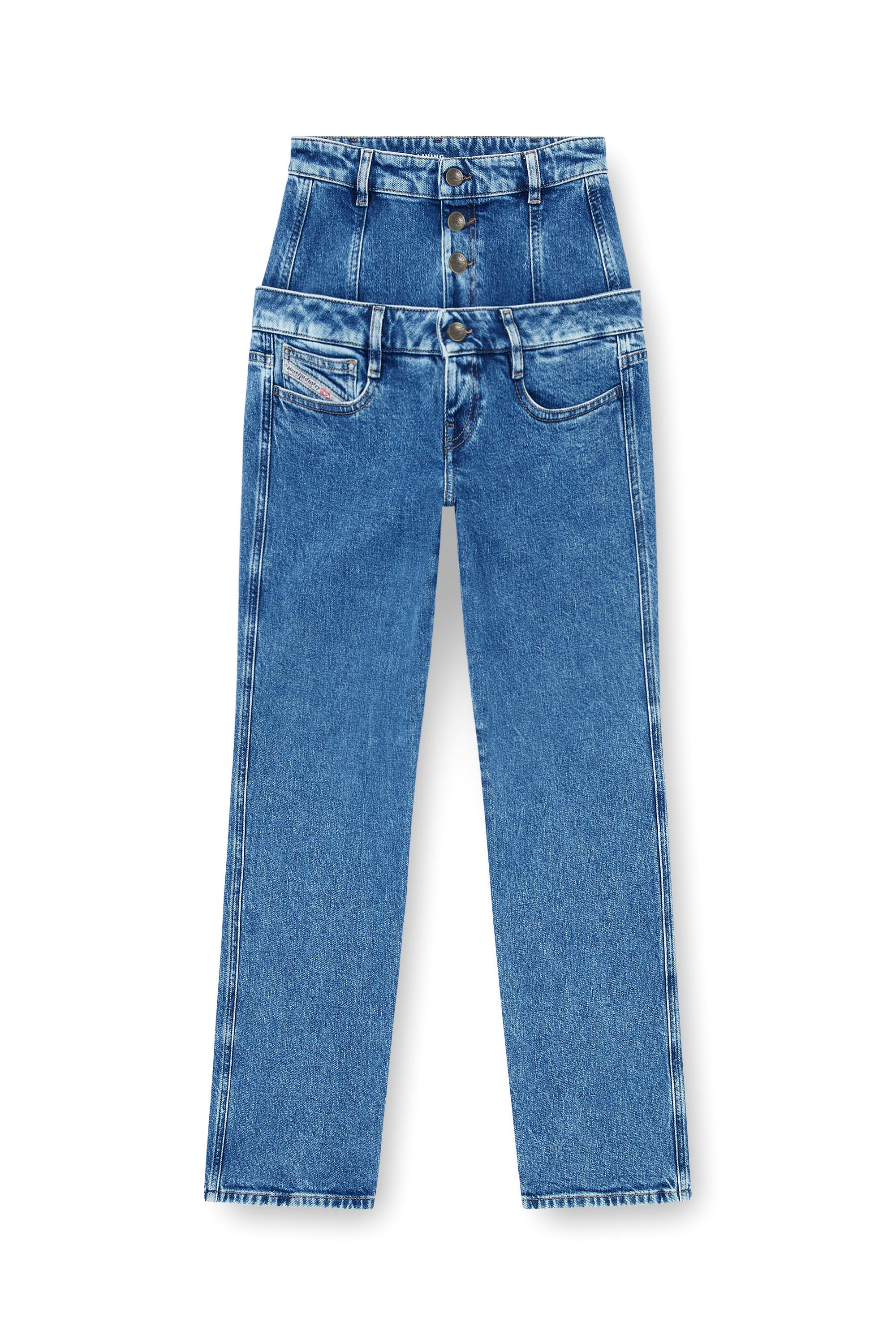 Diesel - Woman's Slim Jeans D-Fynora 007EU, Medium blue - 3