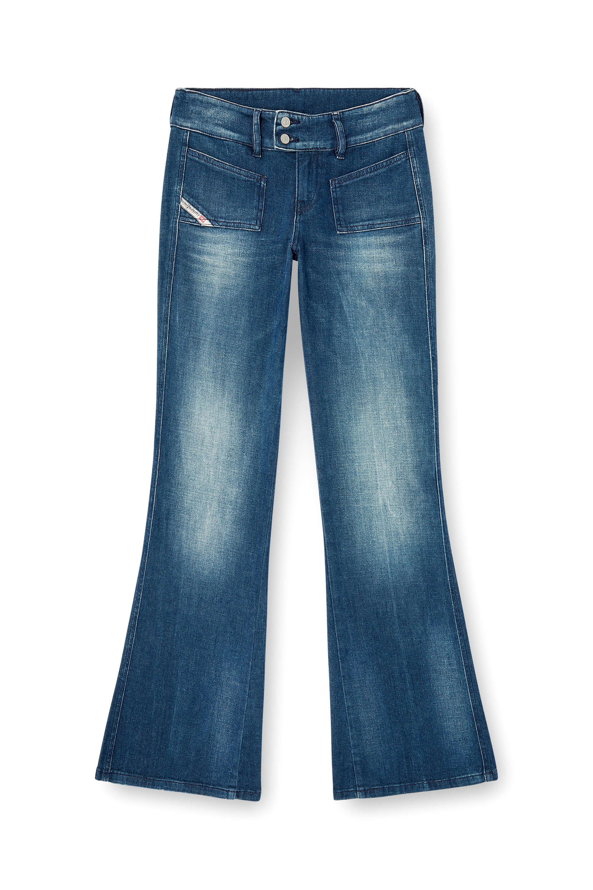 Diesel - Woman's Bootcut Jeans D-Hush 0ADBQ, Blue - 3