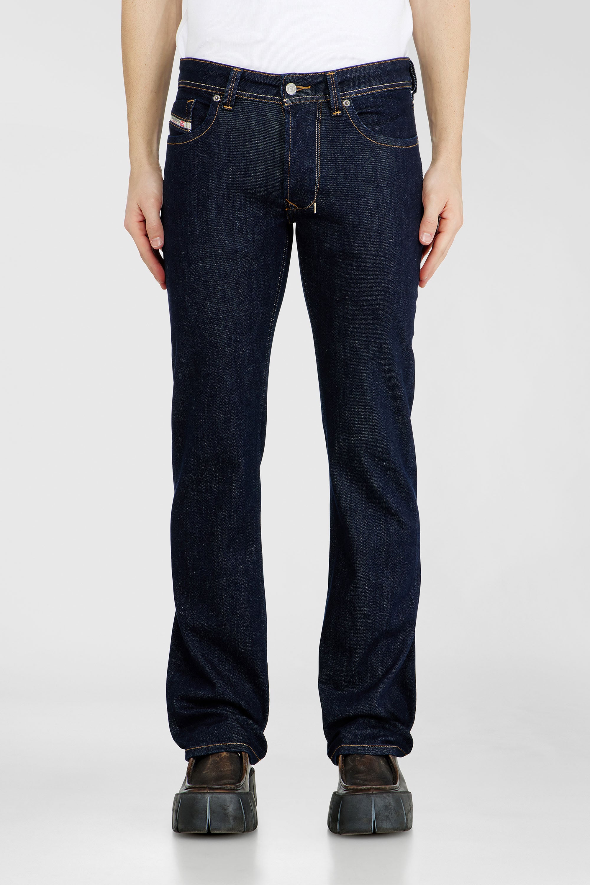 Diesel - Man's Regular Jeans 1985 Larkee 0DBEJ, Dark Blue - 1