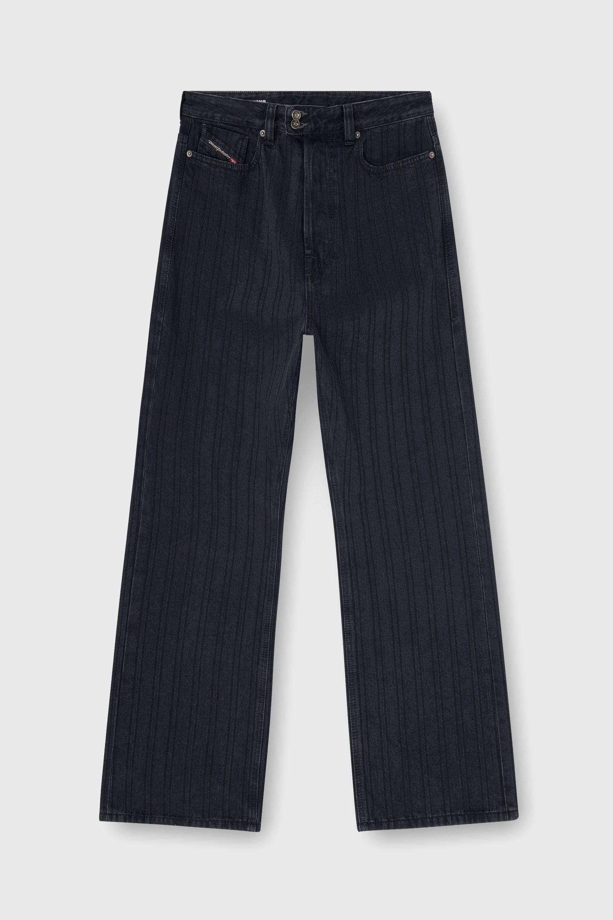 Diesel - Man's Relaxed Jeans 1980 D-Eeper 09Q12, Black/Dark grey - 2