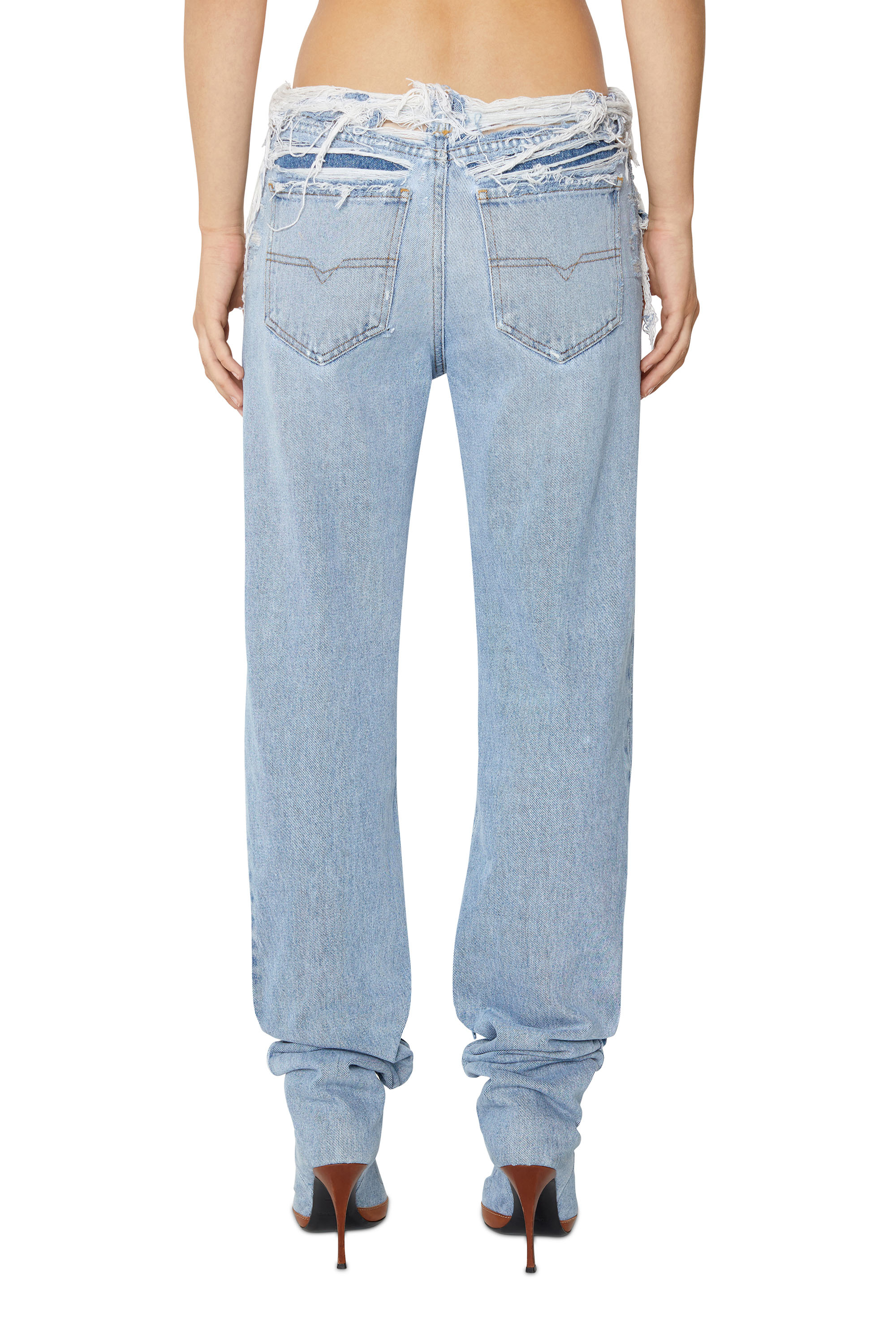 Diesel - Straight Jeans 1956 D-Tulip 007N7, Light Blue - Image 2