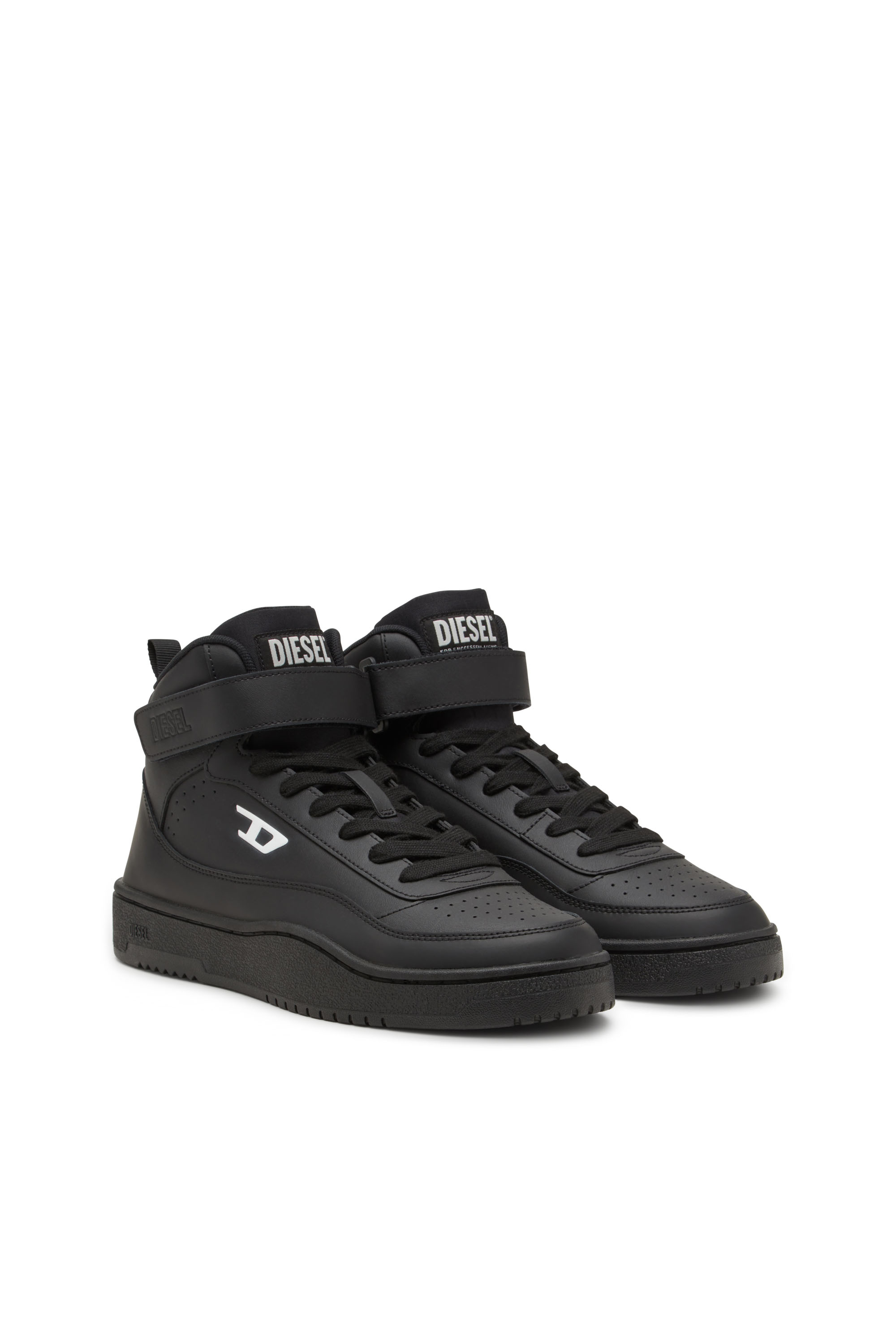 S-TRACKER-D MID, Black Diesel - S-TRACKER-D MID, Man's S-Tracker-D-Mid top sneaker in Black - 2
