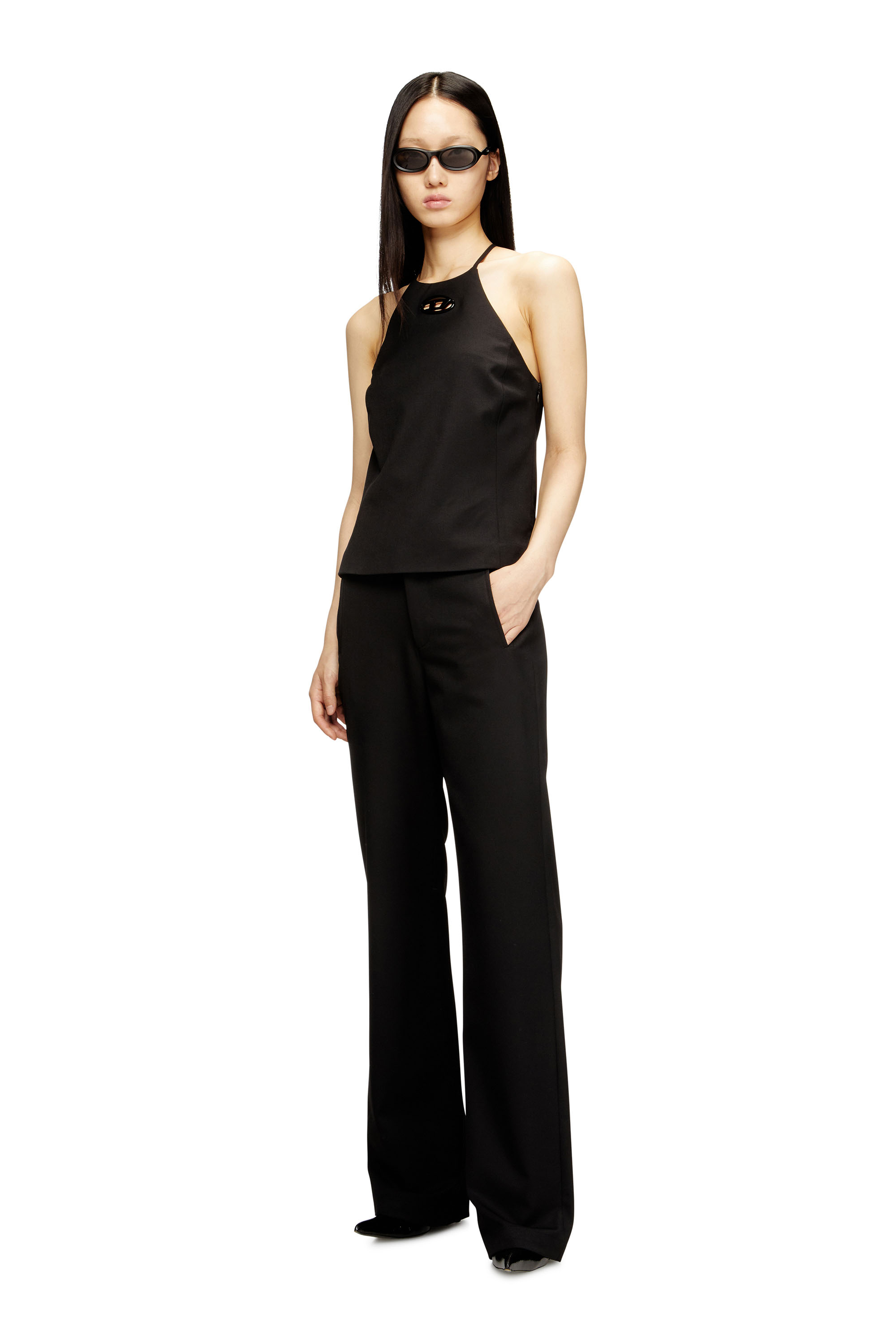 Diesel - P-ROMISE-S3, Woman's Pants in cool wool in null - 2