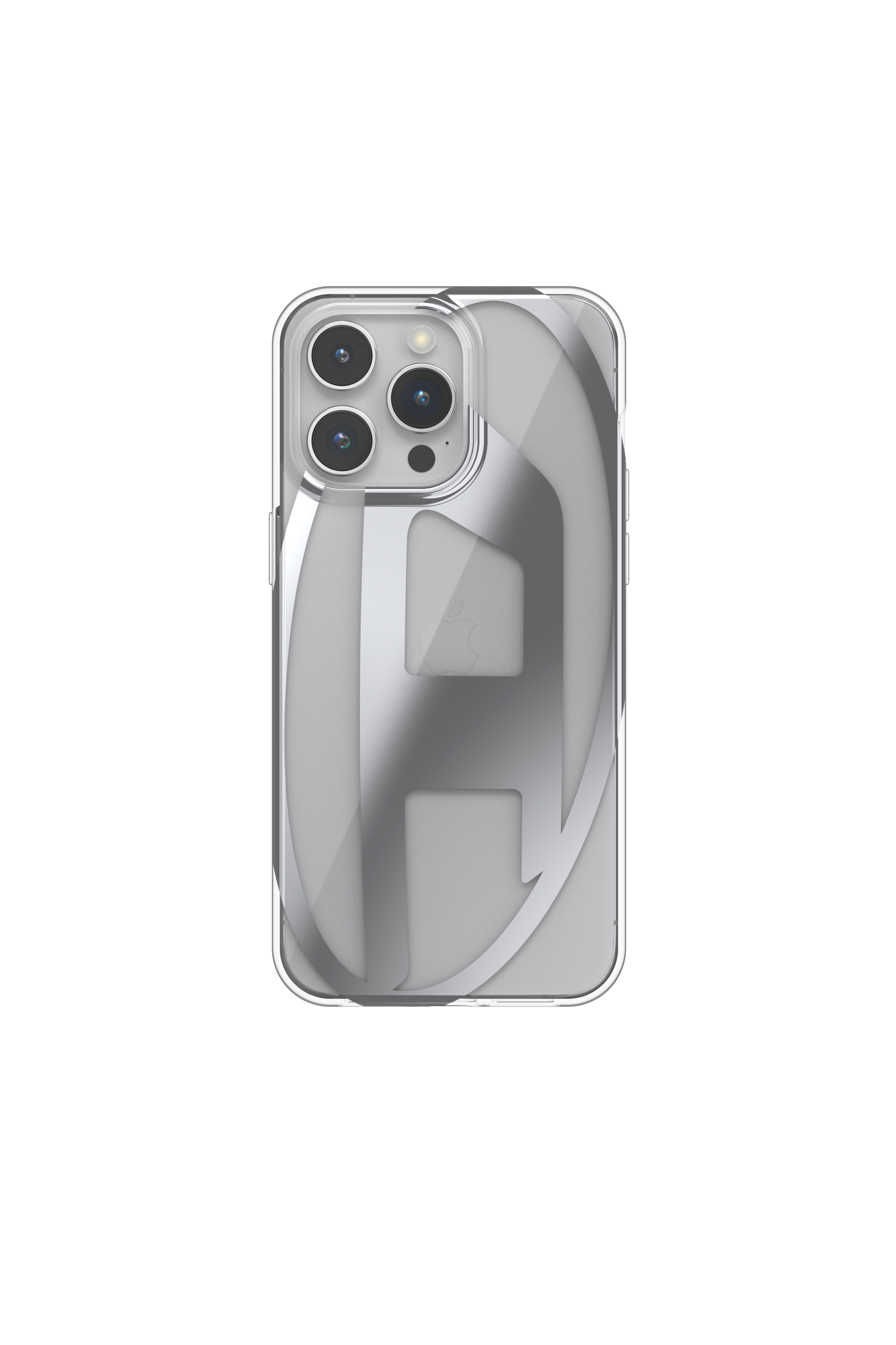 Diesel - 54204 MOULDED CASE, Unisex Clear case D iP15 Pro Max in Silver - Image 2