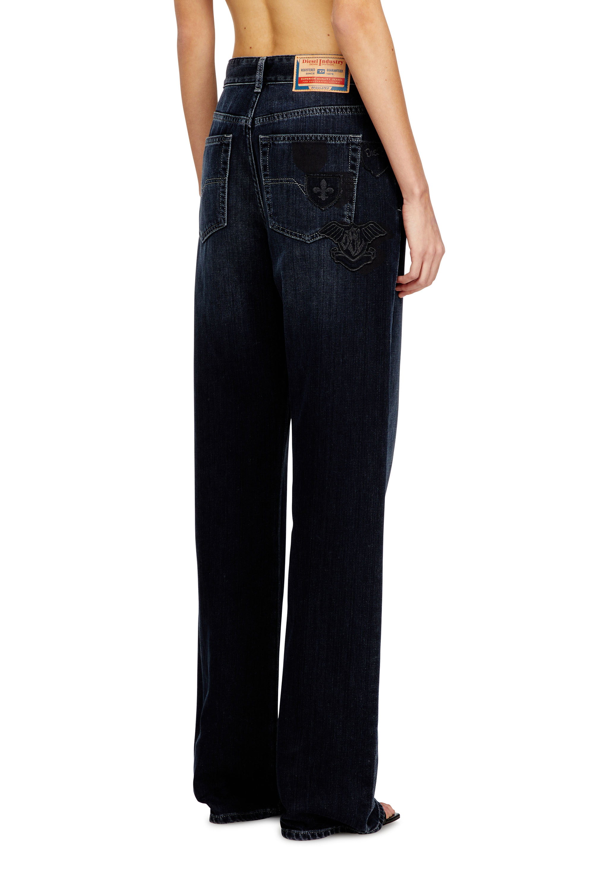 Diesel - Woman's Regular Jeans 1971 D-Sent 09Q19, Dark Blue - 2