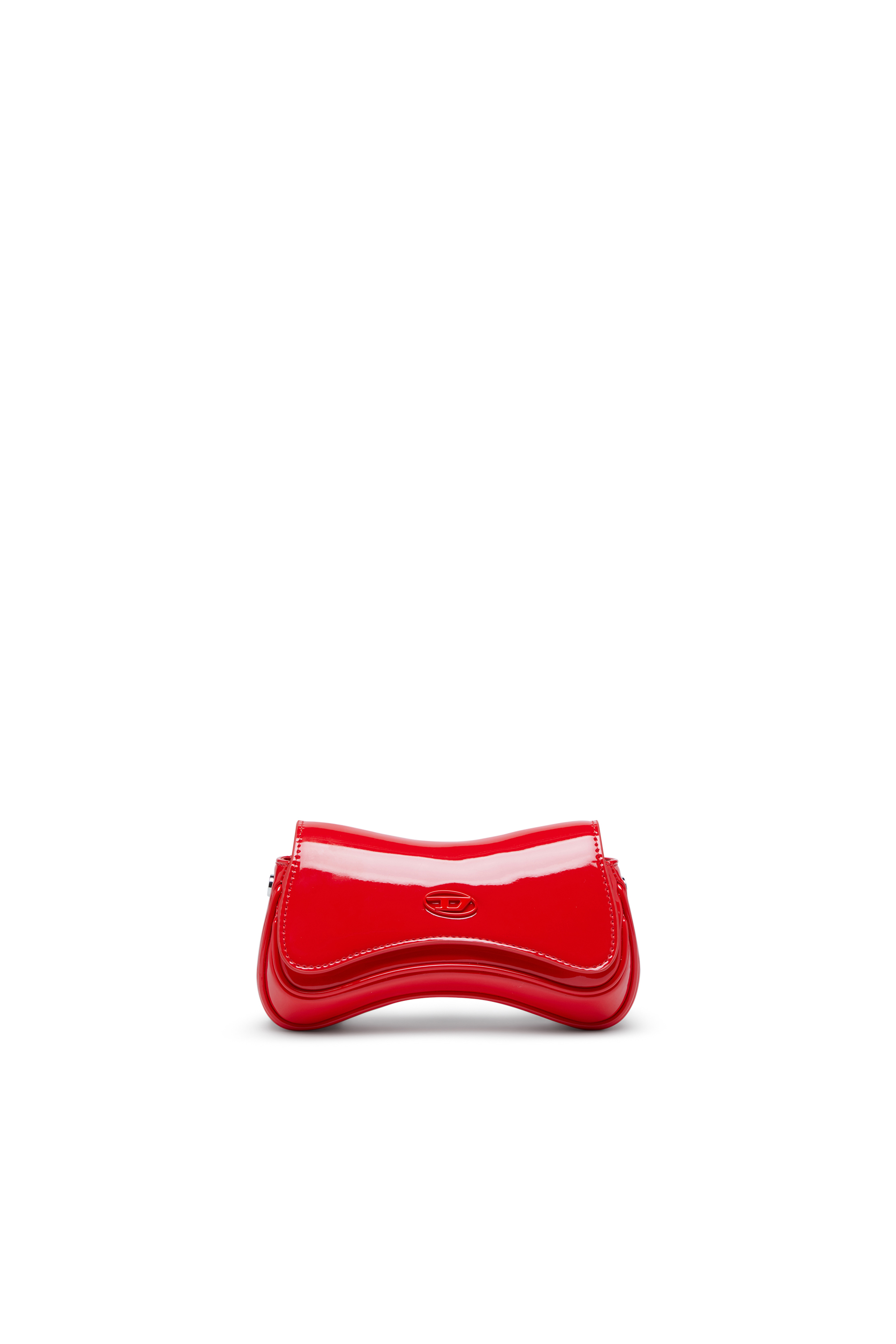 Diesel - PLAY CROSSBODY XS, Woman's Play-Small crossbody bag glossy in Red - 1