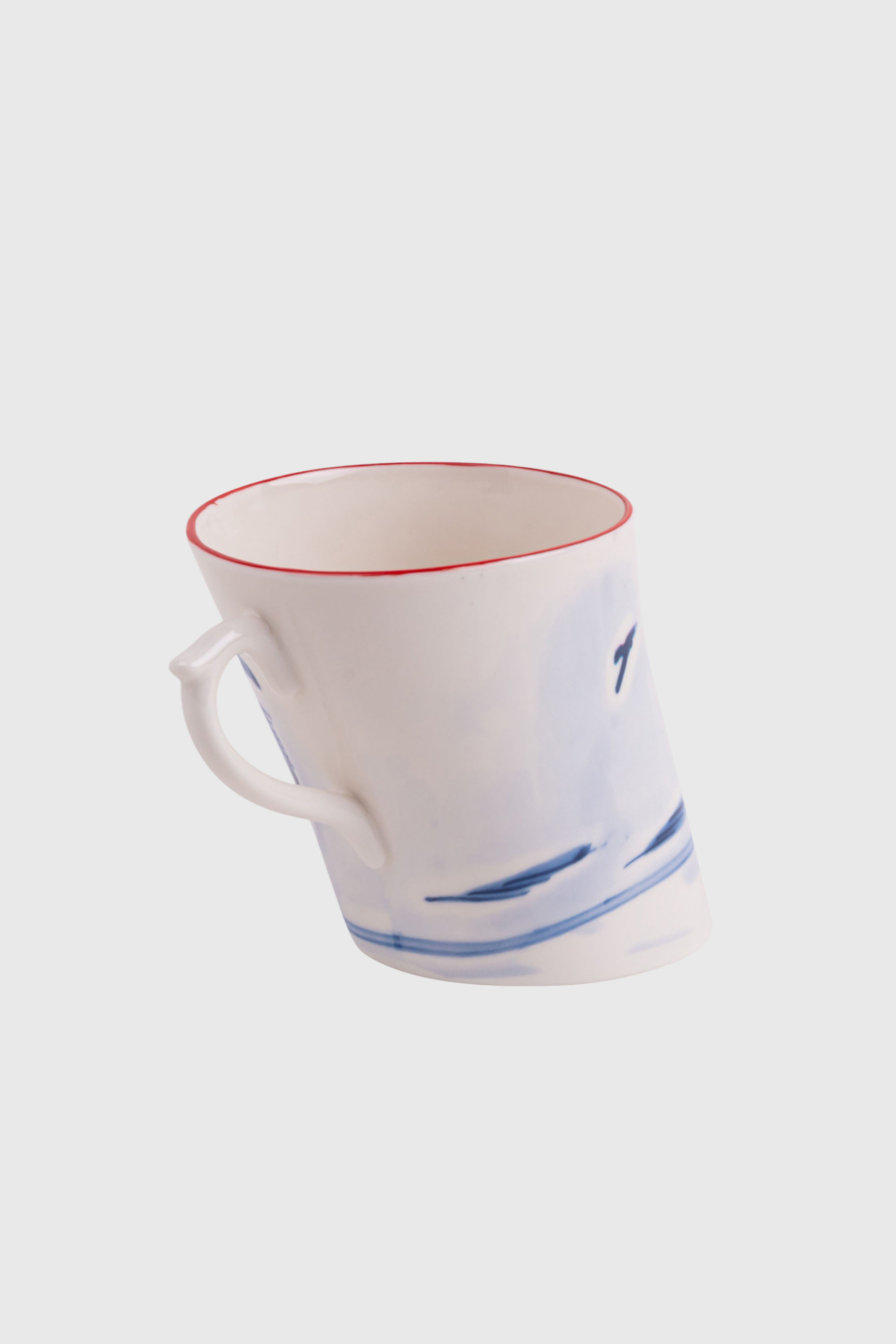 Diesel - 11259 PORCELAIN MUG "CLASSIC ON ACID" -, Unisex's Porcelain mug in White/Blue - 6