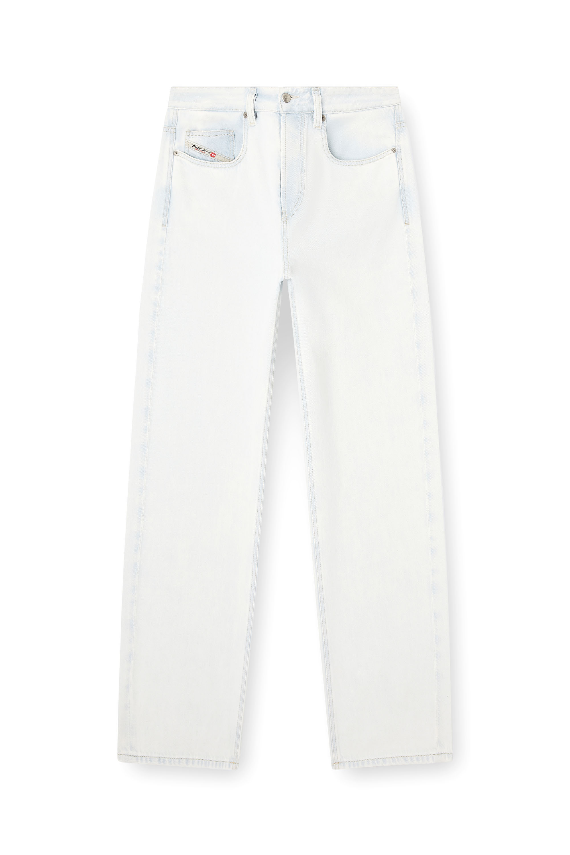 Relaxed Jeans 2001 D-Macro 09M08, Light Blue Diesel - Man's Relaxed Jeans 2001 D-Macro 09M08, Light Blue - 2
