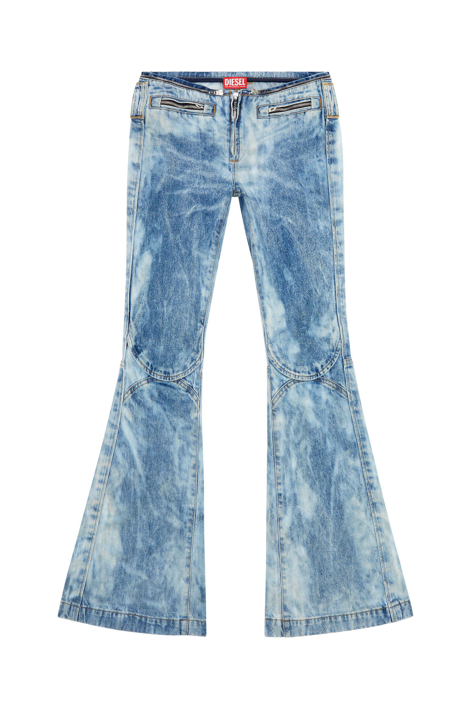 Diesel - Woman Straight Jeans D-Gen 0PGAM, Light Blue - Image 5
