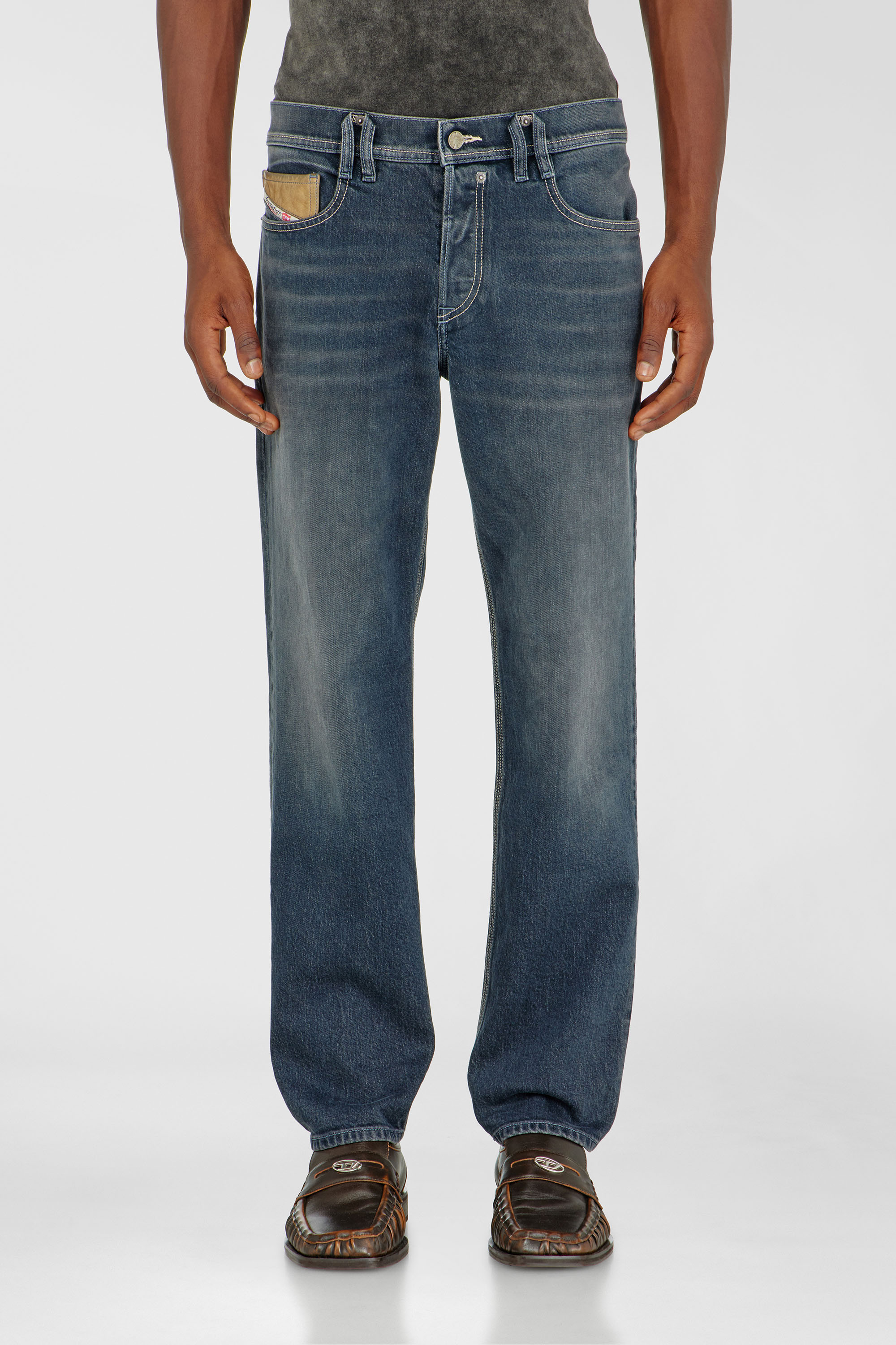 Diesel - Man's Regular Jeans 2023 D-Finitive 007GQ, Medium blue - 4